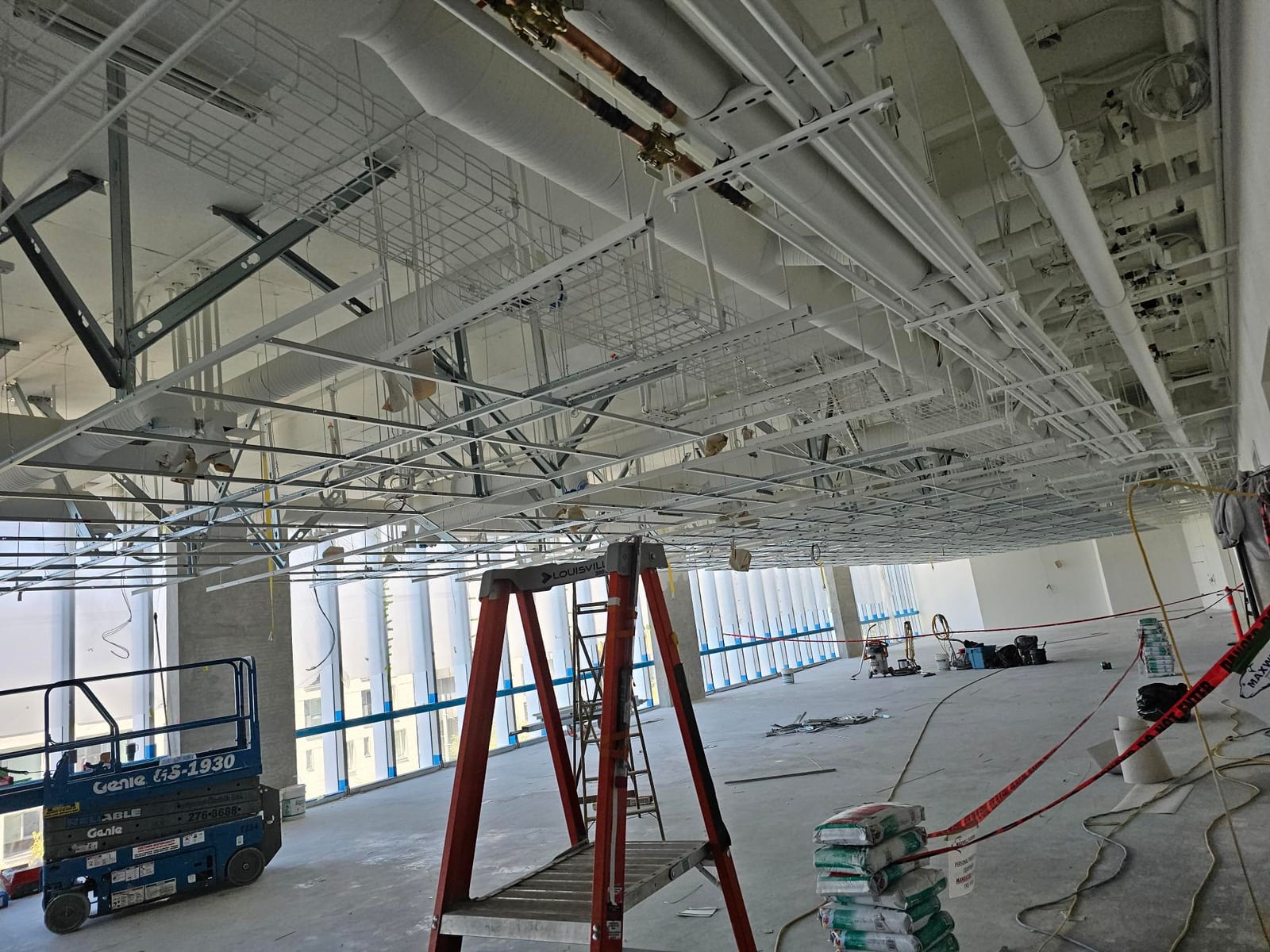 School of Biomedical Engineering, UBC Floating tbar ceilings above labs
