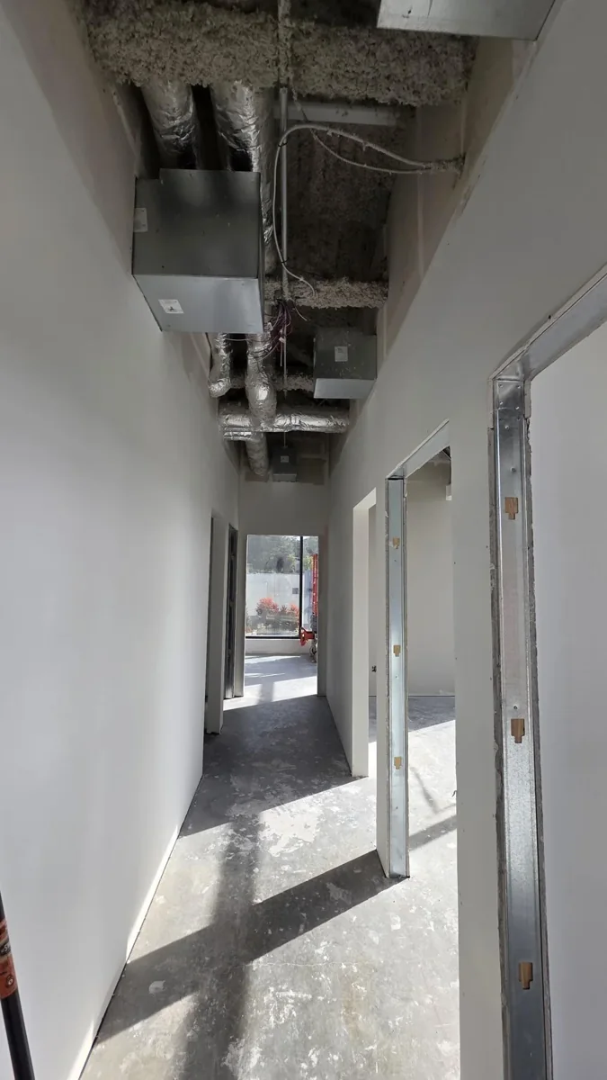 Regus Mission drywall installation by Rambo